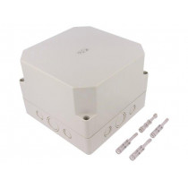 10441301; Enclosure: multipurpose; X: 180mm; Y: 182mm; Z: 137mm; TK PS; grey; SPELSBERG 10441301; Enclosure: multipurpose; X: 180mm; Y: 182mm; Z: 137mm; TK PS; grey; SPELSBERG