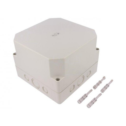10441301; Enclosure: multipurpose; X: 180mm; Y: 182mm; Z: 137mm; TK PS; grey; SPELSBERG 10441301; Enclosure: multipurpose; X: 180mm; Y: 182mm; Z: 137mm; TK PS; grey; SPELSBERG
