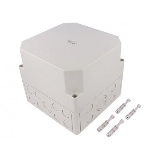 10440701; Enclosure: multipurpose; X: 180mm; Y: 182mm; Z: 165mm; TK PS; grey; SPELSBERG 10440701; Enclosure: multipurpose; X: 180mm; Y: 182mm; Z: 165mm; TK PS; grey; SPELSBERG