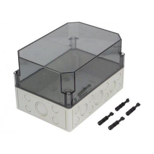 10700801; Enclosure: multipurpose; X: 180mm; Y: 254mm; Z: 165mm; TK PS; grey; SPELSBERG