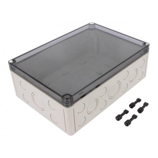 10600801; Enclosure: multipurpose; X: 180mm; Y: 254mm; Z: 90mm; TK PS; grey; SPELSBERG