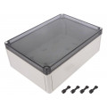 11100801; Enclosure: multipurpose; X: 180mm; Y: 254mm; Z: 90mm; TK PS; grey; SPELSBERG