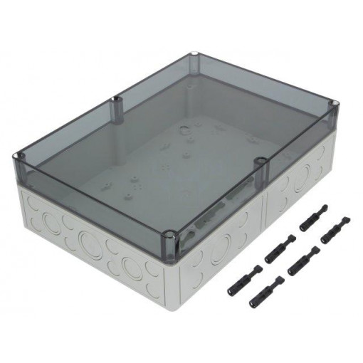 10601201; Enclosure: multipurpose; X: 254mm; Y: 361mm; Z: 111mm; TK PS; grey; SPELSBERG