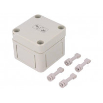 11040101; Enclosure: multipurpose; X: 65mm; Y: 65mm; Z: 57mm; TK PS; grey; IP66; SPELSBERG