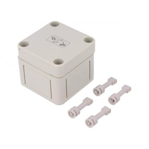11040101; Enclosure: multipurpose; X: 65mm; Y: 65mm; Z: 57mm; TK PS; grey; IP66; SPELSBERG