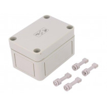 11040201; Enclosure: multipurpose; X: 65mm; Y: 94mm; Z: 57mm; TK PS; grey; IP66; SPELSBERG