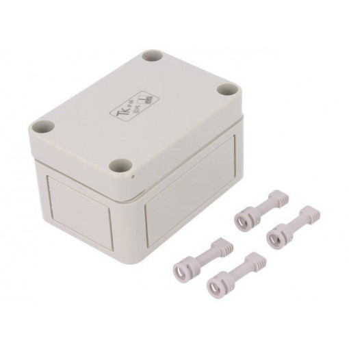 11040201; Enclosure: multipurpose; X: 65mm; Y: 94mm; Z: 57mm; TK PS; grey; IP66; SPELSBERG