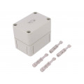 11090201; Enclosure: multipurpose; X: 65mm; Y: 94mm; Z: 81mm; TK PS; grey; IP66; SPELSBERG
