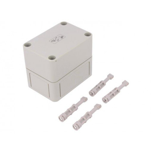 11090201; Enclosure: multipurpose; X: 65mm; Y: 94mm; Z: 81mm; TK PS; grey; IP66; SPELSBERG