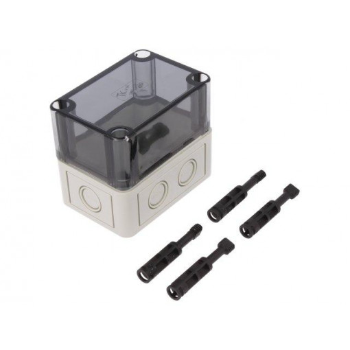 10650201; Enclosure: multipurpose; X: 65mm; Y: 94mm; Z: 81mm; TK PS; grey; IP66; SPELSBERG