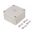 11040301; Enclosure: multipurpose; X: 94mm; Y: 94mm; Z: 57mm; TK PS; grey; IP66; SPELSBERG