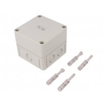 10590301; Enclosure: multipurpose; X: 94mm; Y: 94mm; Z: 81mm; TK PS; grey; IP66; SPELSBERG