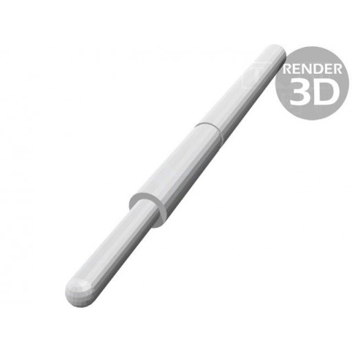 TK 0030N J 0,66 S 120 A; Test probe; Operational spring compression: 2mm; 3A; TEKON