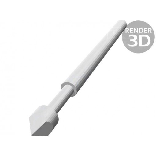 TK 0030N K 1,27 S 120 A; Test probe; Operational spring compression: 2mm; 3A; TEKON