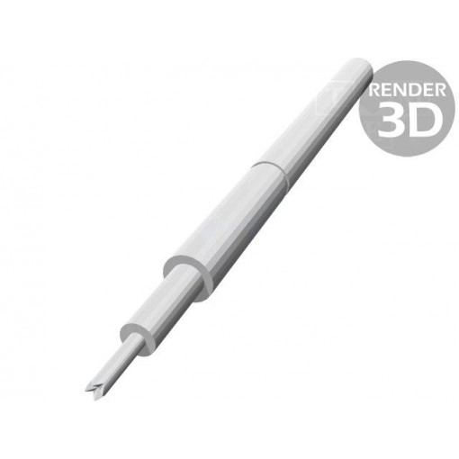 TK 0030N U 0,30 S 120 A; Test probe; Operational spring compression: 2mm; 3A; TEKON