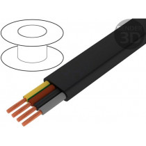 3000616; Wire; H07VVH6-F; 4G1,5mm2; unshielded; 450/750V; PVC; Cu; stranded; TKD