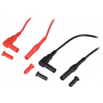 TL809; Set of test leads; banana 4mm socket,banana 4mm plug; EXTECH