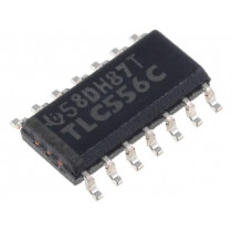 TLC556CD; Peripheral circuit; astable,timer; 1,33 V; 2.1MHz; 2÷15VDC; SO14; TEXAS INSTRUMENTS