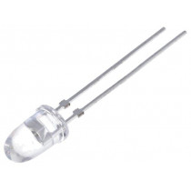 TLCY5800; LED; 5mm; yellow; 7.5÷35cd; 8°; 50mA; 2.1÷2.7V; Front: convex; VISHAY