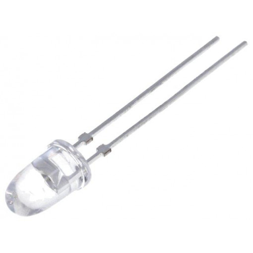 TLCY5800; LED; 5mm; yellow; 7.5÷35cd; 8°; 50mA; 2.1÷2.7V; Front: convex; VISHAY