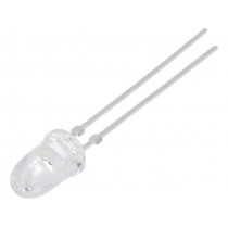 TLHE5800; LED; 5mm; yellow; 1000÷3500mcd; 4°; 20mA; 2÷2.6V; Front: convex; VISHAY