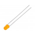 TLHO4400; LED; 3mm; orange; 1.6÷13mcd; 60°; Front: convex; Pitch: 2.54mm; VISHAY TLHO4400; LED; 3mm; orange; 1.6÷13mcd; 60°; Front: convex; Pitch: 2.54mm; VISHAY