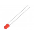 TLHR4205; LED; 3mm; red; 10÷15mcd; 22°; Front: convex; Pitch: 2.54mm; VISHAY TLHR4205; LED; 3mm; red; 10÷15mcd; 22°; Front: convex; Pitch: 2.54mm; VISHAY