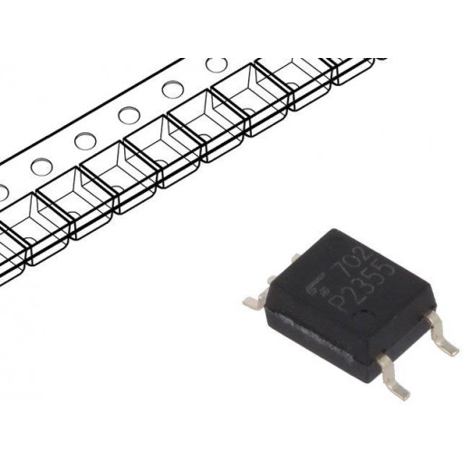 TLP2355(E(T; Optocoupler; SMD; Channels: 1; Out: Schmitt trigger; 3.75kV; 5Mbps; TOSHIBA