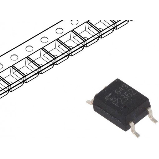 TLP2362(TPL,E(T; Optocoupler; SMD; Channels: 1; Out: open collector; SOP5; 2.5kV/μs; TOSHIBA