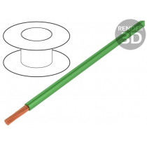 0243 009 26; Wire; TLY; stranded; Cu; 0.124mm2; green; PVC; 150V; 500m; Class: 5; TECHNOKABEL