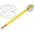 0243 011 30; Wire; TLY; stranded; Cu; 0.22mm2; yellow; PVC; 150V; 500m; Class: 5; TECHNOKABEL