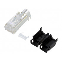 TM21CP-88P(03); Plug; RJ45; PIN: 8; Cat: 5e; gold-plated; Layout: 8p8c; 6.6mm; IDC; HIROSE