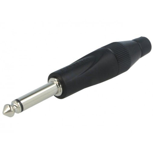 TM2PBMJ; Plug; Jack 6,35mm; male; mono; straight; for cable; soldering; AMPHENOL
