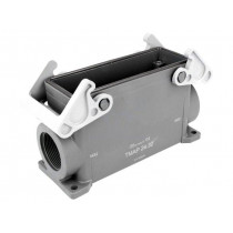 TMAP 24.32; Enclosure: for HDC connectors; T-Type; size 104.27; IP65; M32; ILME