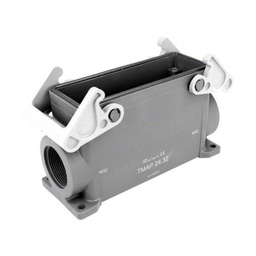TMAP 24.32; Enclosure: for HDC connectors; T-Type; size 104.27; IP65; M32; ILME