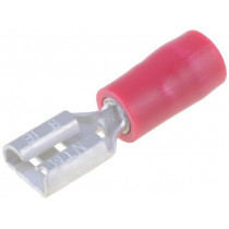 TMDV 480809-F; Terminal: flat; 4.8mm; 0.8mm; female; 0.75÷1.25mm2; crimped; NICHIFU