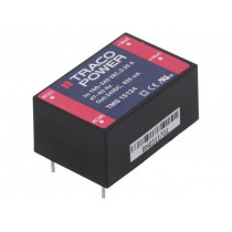 TMG 15124; Converter: AC/DC; 15W; Uout: 24VDC; Iout: 625mA; 85%; Mounting: PCB; TRACO POWER