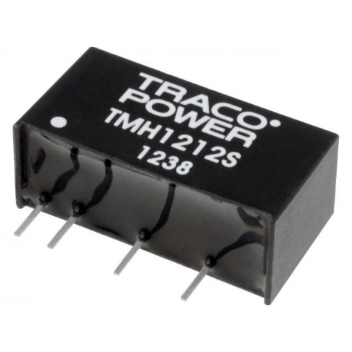 TMH1212S; Converter: DC/DC; 2W; Uin: 10.8÷13.2V; 12VDC; Iout: 165mA; SIP7; 2.7g; TRACO POWER