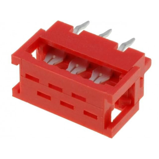 TMM-2-0-06-2; Wire-board; adapter; PIN: 6; IDC,THT; on PCBs,for ribbon cable; AMPHENOL