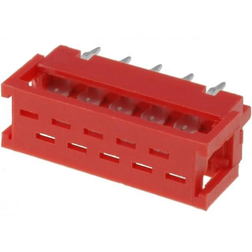 TMM-2-0-10-2; Wire-board; adapter; PIN: 10; IDC,THT; on PCBs,for ribbon cable; AMPHENOL