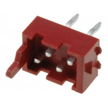 TMM-3-0-04-2; Wire-board; socket; male; PIN: 4; THT; on PCBs; 30V; 1A; -40÷105°C; AMPHENOL