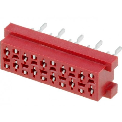 TMM-4-0-10-2; Wire-board; socket; female; PIN: 10; THT; on PCBs; 30V; 1A; -40÷105°C; AMPHENOL