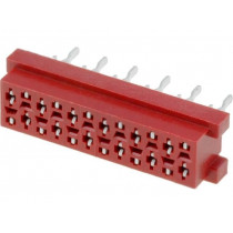 TMM-4-0-12-2; Wire-board; socket; female; PIN: 12; THT; on PCBs; 30V; 1A; -40÷105°C; AMPHENOL
