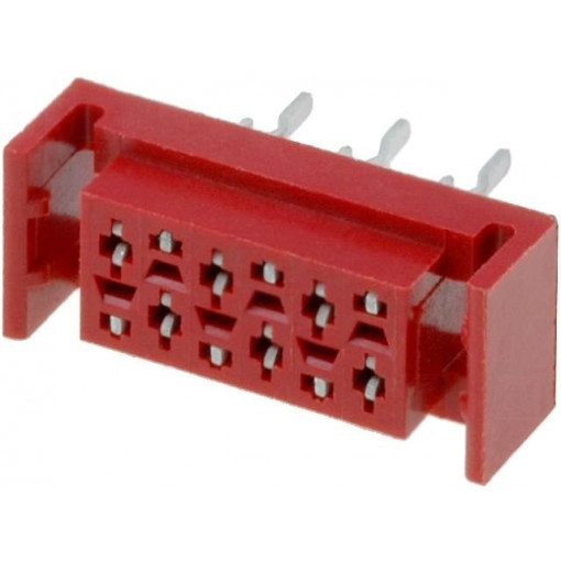 TMM-4-L-06-2; Wire-board; socket; female; PIN: 6; THT; on PCBs; 30V; 1A; -40÷105°C; AMPHENOL