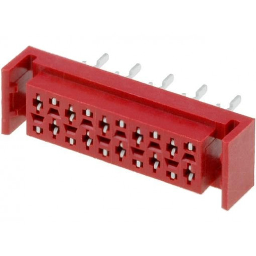 TMM-4-L-10-2; Wire-board; socket; female; PIN: 10; THT; on PCBs; 30V; 1A; -40÷105°C; AMPHENOL