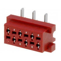 TMM-6-0-06-2; Wire-board; socket; female; PIN: 6; SMT; on PCBs; 30V; 1A; -40÷105°C; AMPHENOL