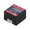 TMPS 03-105; Converter: AC/DC; 3W; Uout: 5VDC; Iout: 600mA; 72%; Mounting: PCB; TRACO POWER