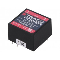 TMPS 05-105; Converter: AC/DC; 5W; Uout: 5VDC; Iout: 1000mA; 80%; Mounting: PCB; TRACO POWER