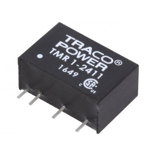 TMR 1-2411; Converter: DC/DC; 1W; Uin: 18÷36V; Uout: 5VDC; Iout: 200mA; SIP6; 3.1g; TRACO POWER