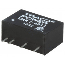 TMR 1-4811; Converter: DC/DC; 1W; Uin: 36÷75V; 5VDC; Iout: 200mA; 17x11x7.62mm; TRACO POWER